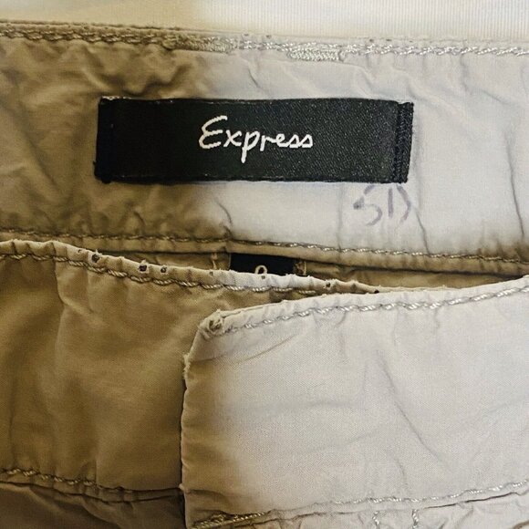 Express Gray Cropped Pants 0 - Picture 4 of 4